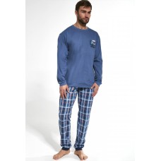 Чоловіча піжама брюки бавовна Cornette 115/155 синій