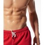 Фото  мужские пляжные шорты atlantic kmb-180 красный