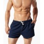 Фото  мужские пляжные шорты atlantic kmb-180 темно-синий