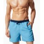 Фото  мужские пляжные шорты atlantic kmb-182 бирюзовый 
