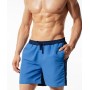 Фото  мужские пляжные шорты atlantic kmb-182 голубой 
