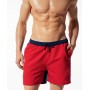 Фото  мужские пляжные шорты atlantic kmb-182 красный 