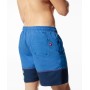Фото  мужские пляжные шорты atlantic kmb-183 голубой 