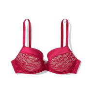 Бюстгальтер пуш-ап микрофибра Atlantic LBR-867 красный 