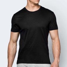 Мужская футболка хлопок Atlantic BMV-048 черный