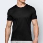 Зображення  чоловічі футболки хлопок atlantic bmv-048 чорний