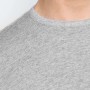 Фото  мужская футболка хлопок atlantic bmv-048 серый меланж