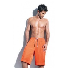 Мужские пляжные шорты полиэстер Atlantic KMB-073 оранжевый