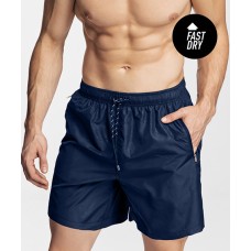 Мужские пляжные шорты полиэстер Atlantic KMB-194 темно-синий