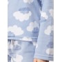 Фото  женская пижама брюки флис atlantic nlp-458 голубой
