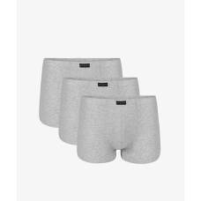Комплект мужских трусов шорт хлопок Atlantic 3BMH-007 светло-серый меланж