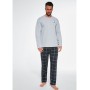Фото  мужская пижама брюки хлопок cornette 124/243 серо-черный