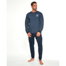 Чоловіча піжама брюки бавовна Cornette 113/186 темно-синій