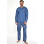 Фото  мужская пижама брюки хлопок cornette 124/179 синий