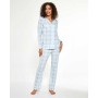Фото  женская пижама брюки хлопок cornette 482/284 светло-серый