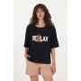 Фото  женская пижама шорты хлопок ellen lpk 2970/34/03 черно-розовый