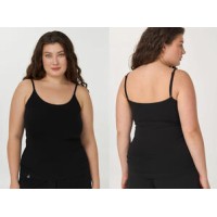 Женская майка хлопок Ellen LVK 40/15/02 черный