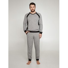 Чоловіча піжама брюки бавовна Ellen MNP 055/001 світло-сірий