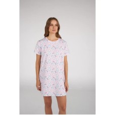 Женская ночная рубашка хлопок Gofre LDK 129/08/01 светло-розовый