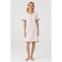 Женская ночная рубашка хлопок Ellen LDK 103/17/01 светло-розовый