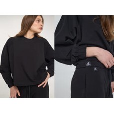 Женский джемпер хлопок Ellen LKD 18/14/02 черный 