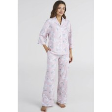 Жіноча піжама брюки бавовна Ellen LPK 5580/03/01 світло-рожевий