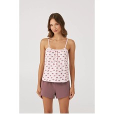 Женская пижама шорты хлопок Gofre LPK 4070/13/03 светло-розовый-мокко