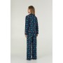 Зображення  жіноча піжама брюки бавовна ellen lpk 5580/07/01 темно-синій