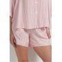 Фото  женская пижама шорты хлопок ellen lpk 5872/01/02 светло-розовый