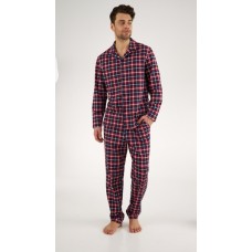 Мужская пижама брюки хлопок Ellen MPK 5180/02/01 красно-синий