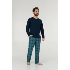 Мужская пижама брюки хлопок Ellen MPK 0880/03/01 темно-бирюзовый