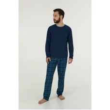 Мужская пижама брюки хлопок Gofre MPK 0180/01/03 темно-синий 