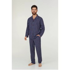 Мужская пижама брюки хлопок Ellen MPK 5180/03/01 красно-синий