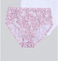 Женские трусы макси хлопок Ellen LMDK 307/22/07 пудровый