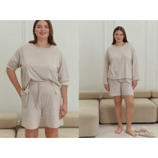 Жіночі шорти бавовна Ellen LHK 75/01/03 бежевий