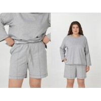 Жіночі шорти бавовна Ellen LHK 75/01/06 сірий