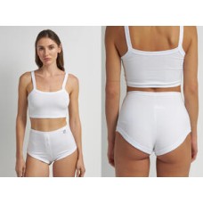 Женские домашние шорты хлопок Ellen LHK 76/00/01 белый