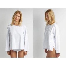 Женская футболка длинный рукав хлопок Ellen LKK 07/16/01 белый