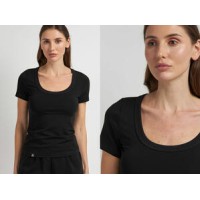 Женская футболка хлопок Ellen LSK 20/14/02 черный