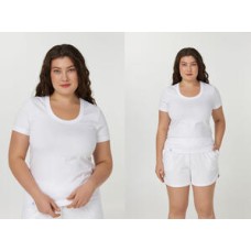 Жіноча футболка бавовна Ellen LSK 20/14/01 білий