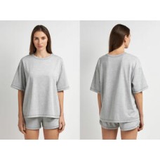 Жіноча футболка короткий рукав бавовна Ellen LSK 32/01/06 сірий