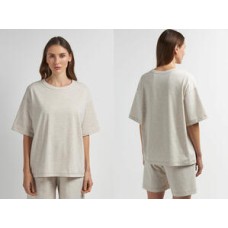 Женская футболка короткий рукав хлопок Ellen LSK 32/01/03 бежевый