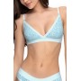 Фото  бюстгальтер бралетт хлопок jasmine gres 1908/52 сине-голубой