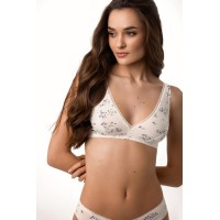 Бюстгальтер бралетт хлопок Jasmine Elsy 1910/46 молочный