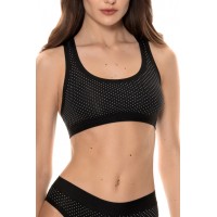 Топ бавовна Jasmine Jessie 5709/7 чорно-білий