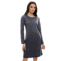 Женская ночная рубашка хлопок Jasmine Camelia 4508/16 фумо-черный