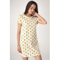 Женская ночная рубашка хлопок Jasmine Sesilia 4510/73 молочный
