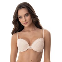 Бюстгальтер пуш-ап кружево Jasmine Alsy 1032/72 пудровый