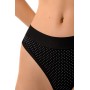 Зображення  женские трусы стринги хлопок jasmine kelis 5113/7 черно-белый