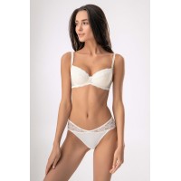Женские трусы бразилиана микрофибра Jasmine Deloris 2273/14 молочный